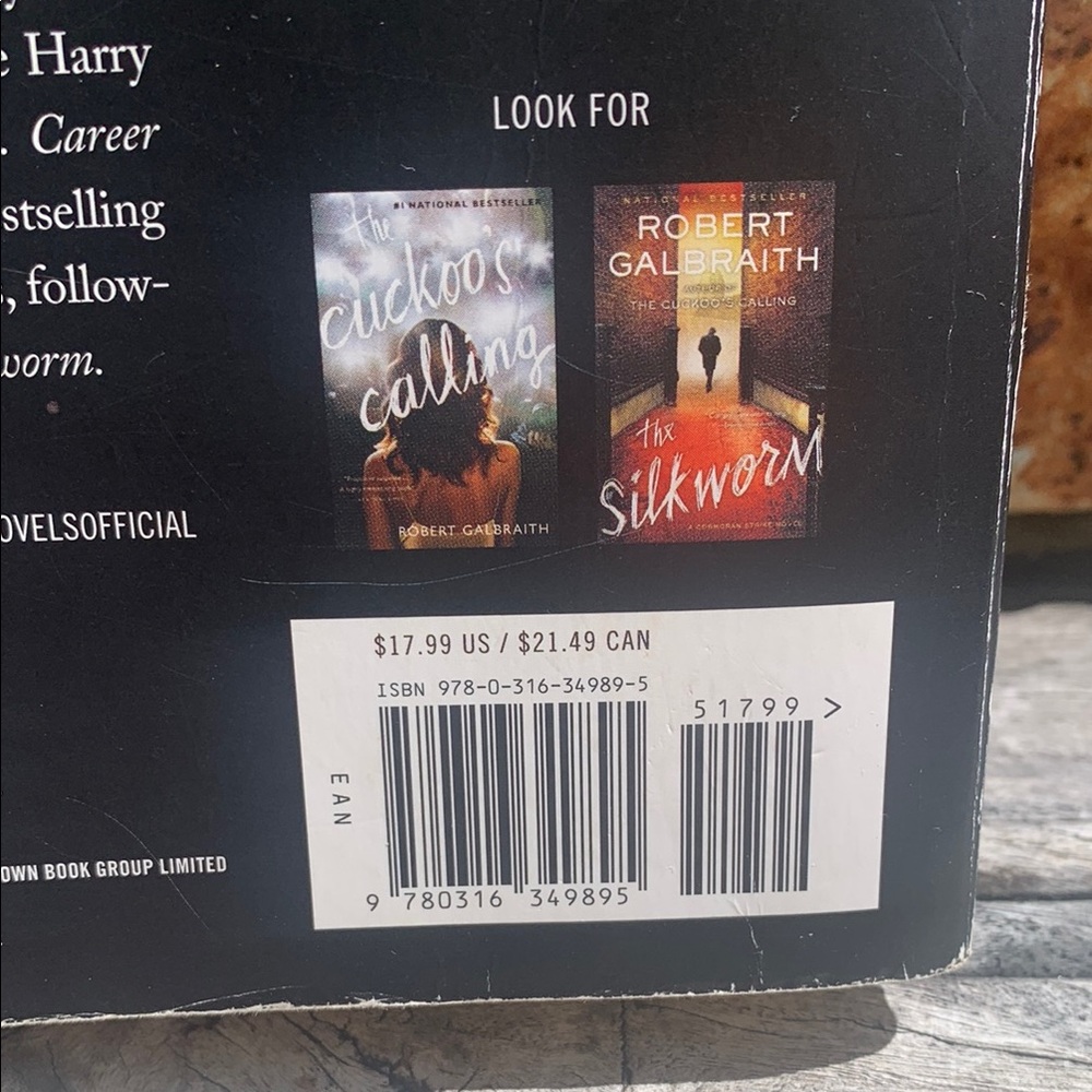 Career of Evil by Robert Galbraith (AKA JK Rowling) Paperback Book- Thriller! - Picture 5 of 8